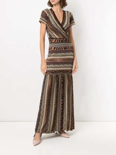 Shop Cecilia Prado Graziela Long Dress - Brown