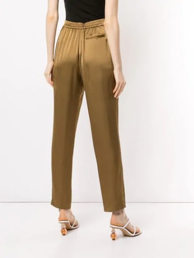 Shop Layeur Slim Fit Trousers In Brown