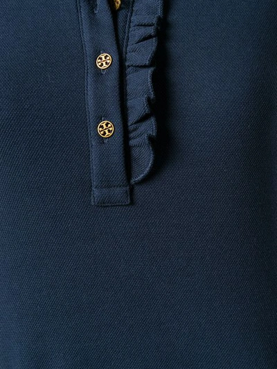 Shop Tory Burch Emily Polo Shirt In Blue