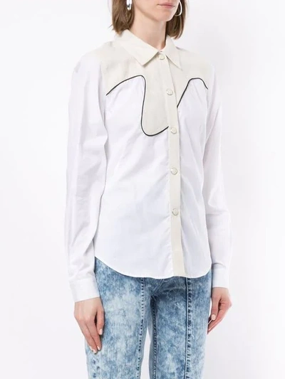 Shop Aalto Cowboy-style Shirt In White