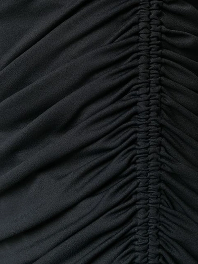 LANVIN RUCHED ASYMMETRIC DRESS - 黑色