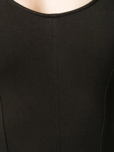 Shop Vince Panelled Bodysuit In Black