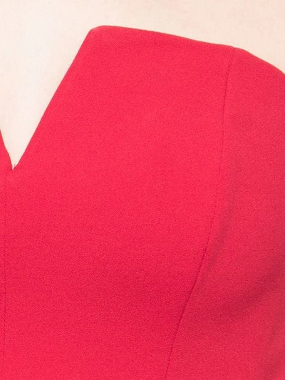 Shop Aidan Mattox Trägerlose Robe - Rot In Red