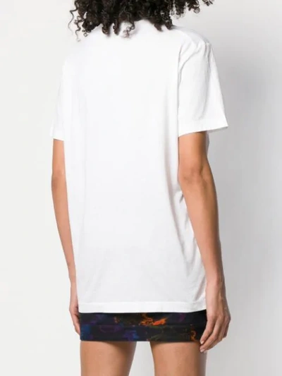 Shop Dsquared2 Scratched Logo T-shirt In White