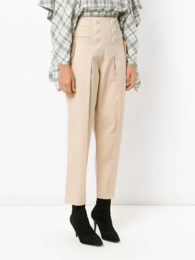 Shop Framed Explorer Trousers In Neutrals