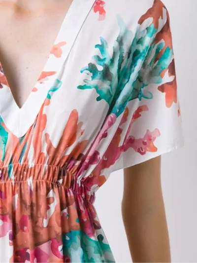 Shop Brigitte Maxi Printed Dress In Multicolour