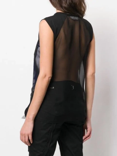 Dsquared2 Layered Print T In Black