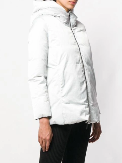 Shop Rrd Hooded Puffer Jacket - White