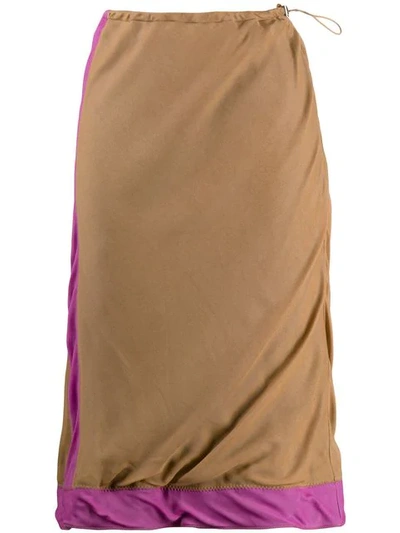 Pre-owned Prada 2000's Skirt In Neutrals