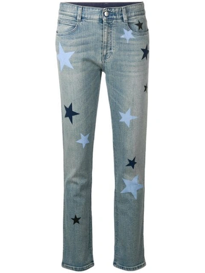 Shop Stella Mccartney Skinny Boyfriend Jeans In Blue