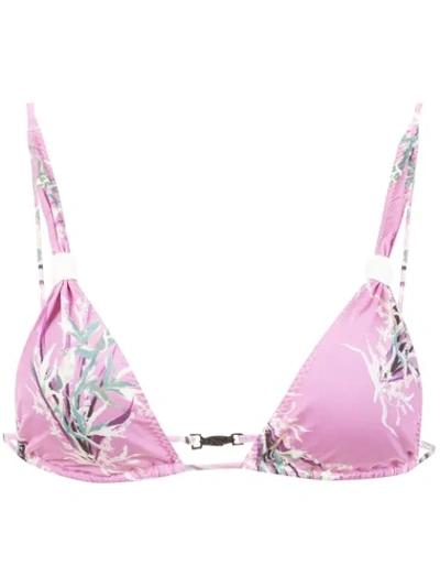Shop Clube Bossa Wolfe Bikini Top In Pink