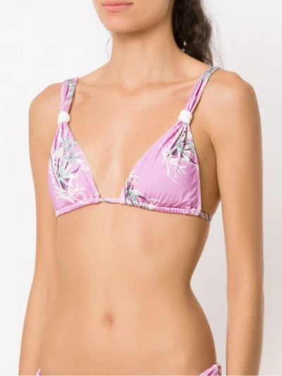 Shop Clube Bossa Wolfe Bikini Top In Pink