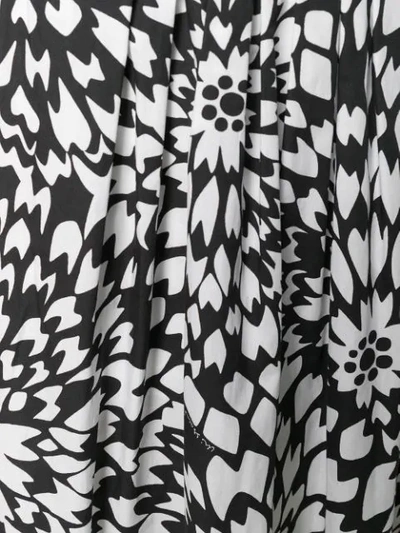 Shop Missoni Floral Print Full Skirt In Black