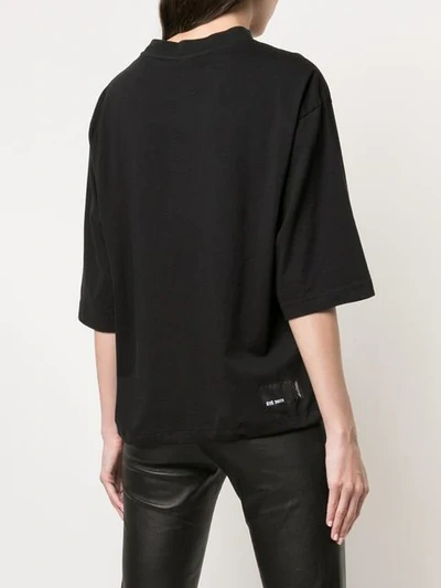 Ben Taverniti Unravel Project Drawstring T-shirt In Black