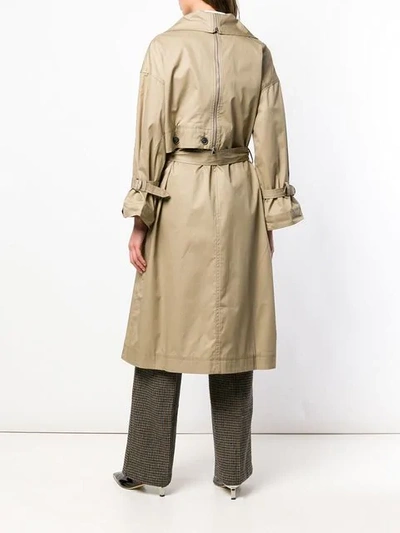 Shop Teija Takki Trench Coat In Neutrals