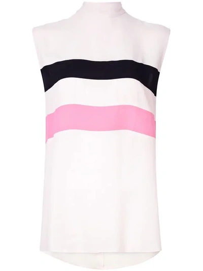 Shop Marni High Neck Blouse In Pink