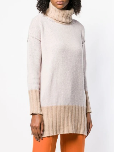 Shop Daniela Pancheri Knitted Jumper - Neutrals