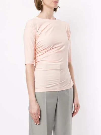 Shop Irene 3/4 Sleeves T In Pink
