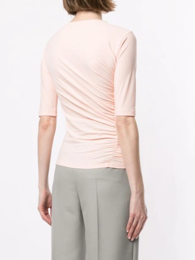Shop Irene 3/4 Sleeves T In Pink