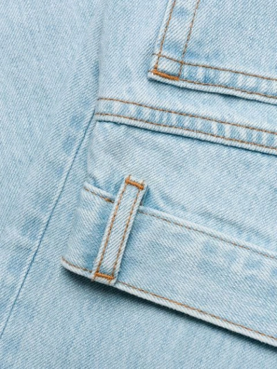 Shop Apc Cropped Jeans In Blue