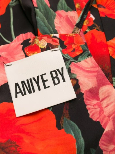 Shop Aniye By Floral Print Jumpsuit - Black