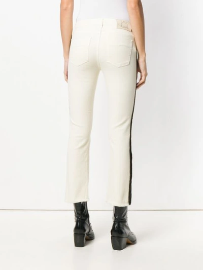 Shop Pinko Pollon Cropped Jeans In White