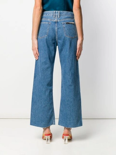 Shop Simon Miller Wide-leg Jeans In Blue
