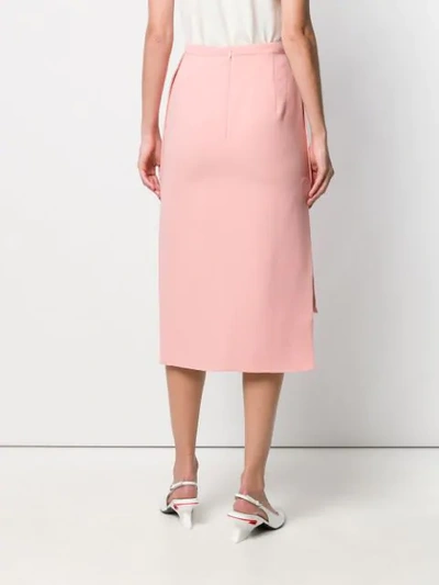 Shop N°21 High Low Skirt In Pink