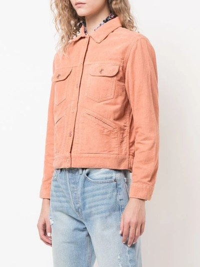 Shop Isabel Marant Étoile Corduroy Jacket In Orange