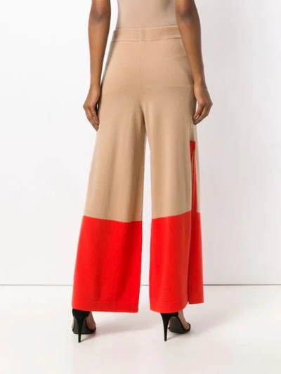 Shop Temperley London Explorer Knit Trousers In Neutrals