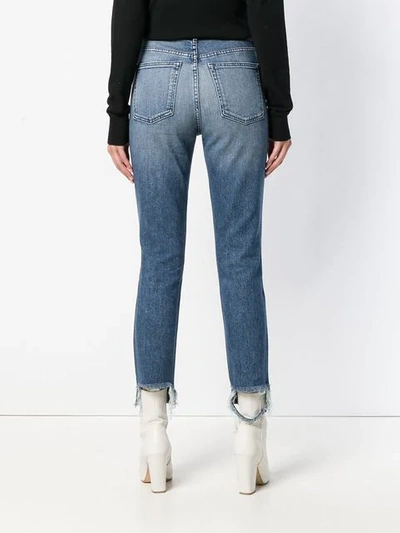 Shop 3x1 Cropped High Waisted Jeans In Blue