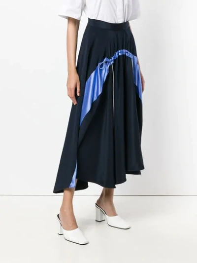Shop Roksanda Zelma Midi Skirt In Blue