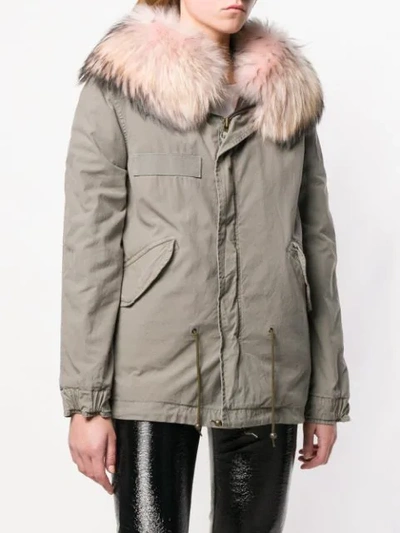 Shop Mr & Mrs Italy Hooded Parka In Green