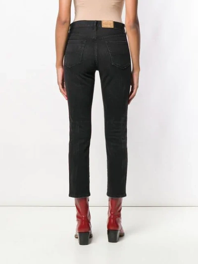 Shop Polo Ralph Lauren Contrast Stripe Slim Jeans In Black