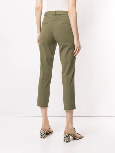Shop Nili Lotan Classic Capri Trousers - Green