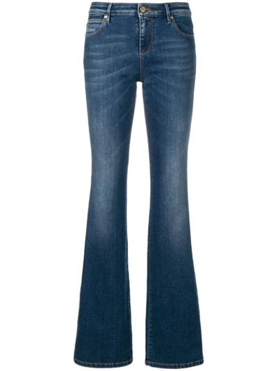 Shop Roberto Cavalli Flared Jeans In Blue