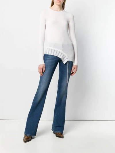 Shop Roberto Cavalli Flared Jeans In Blue