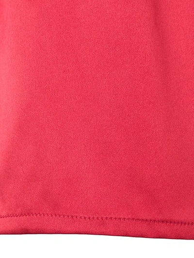 Shop La Perla Classic Silk Shorts In Red