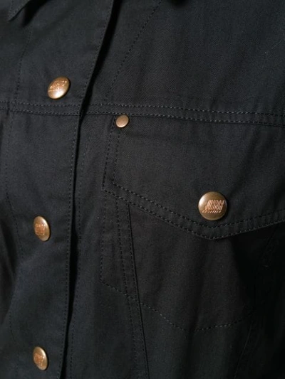 Pre-owned Jean Paul Gaultier Snap Cropped Jacket In Black