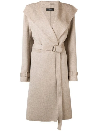 Shop Joseph Belted Duster Coat In 0287 Marble
