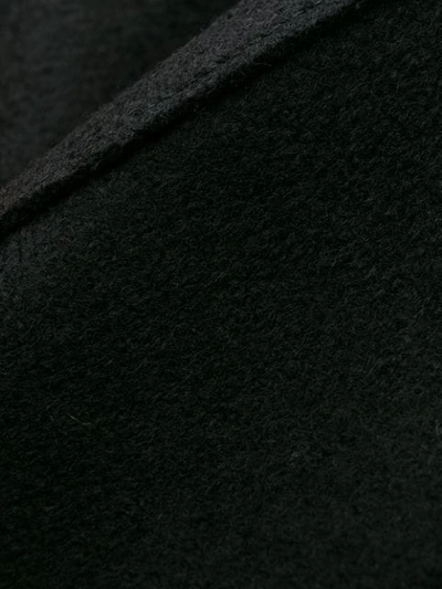 Shop Harris Wharf London Single Breasted Coat In Black