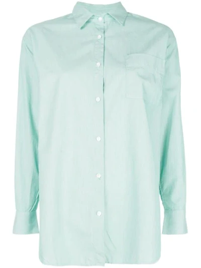 A SHIRT THING CHEST POCKET SHIRT - 绿色