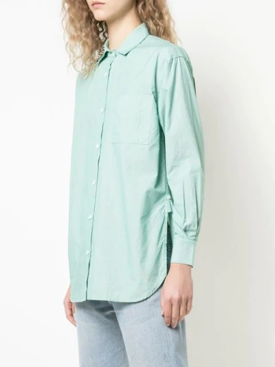 Shop A Shirt Thing Chest Pocket Shirt In Green