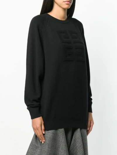 Shop Givenchy Basic Logo Jumper In Black