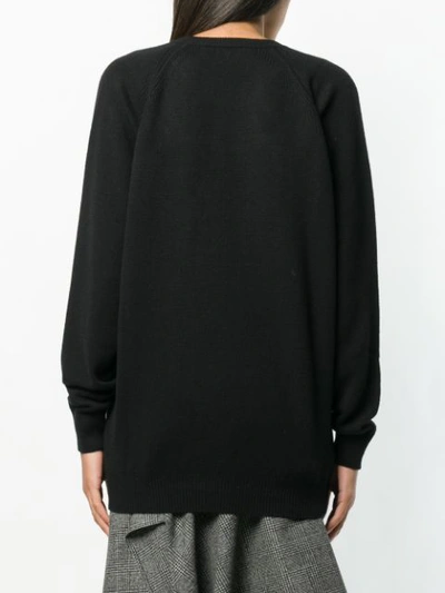 Shop Givenchy Basic Logo Jumper In Black