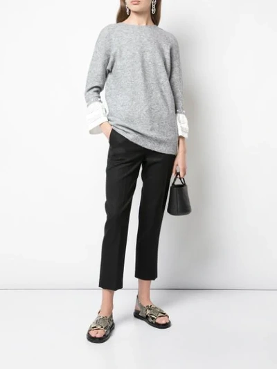 Shop 3.1 Phillip Lim / フィリップ リム Layered Sweatshirt In Grey
