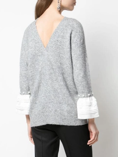 Shop 3.1 Phillip Lim / フィリップ リム Layered Sweatshirt In Grey