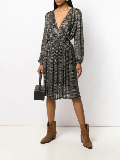 Shop Missoni Sequin Embroidered Dress In Black