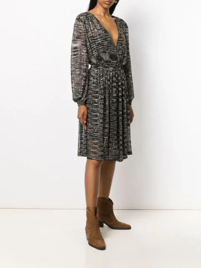 Shop Missoni Sequin Embroidered Dress In Black