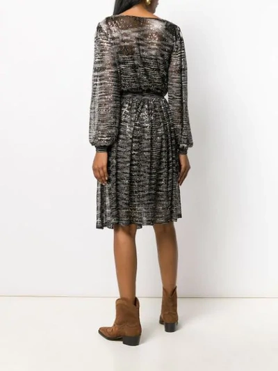 Shop Missoni Sequin Embroidered Dress In Black